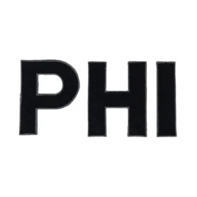 Philadelphia PHI Black Lettering Patch