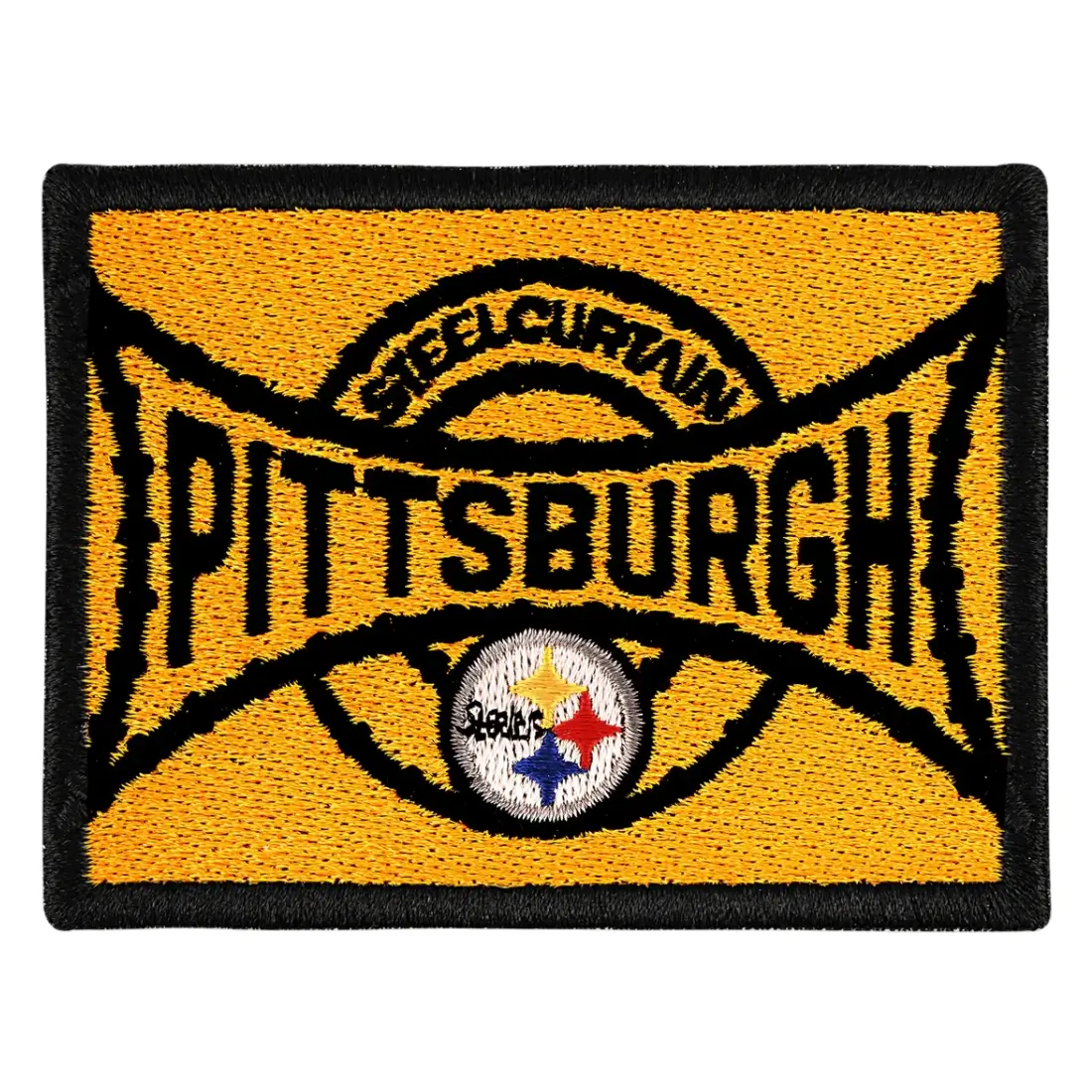 Pittsburgh Steelers Vintage Banner Logo Patch 1 Pittsburgh Steelers Vintage Banner Logo Patch