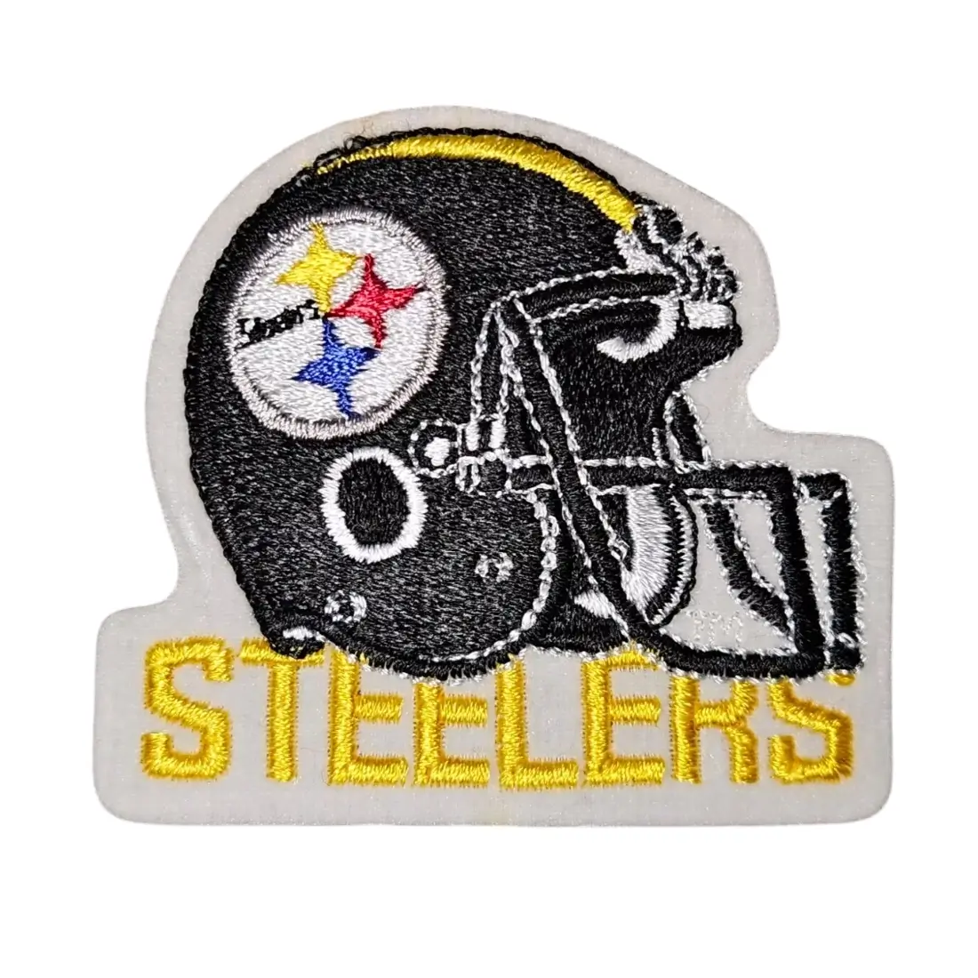 Pittsburgh Steelers Retro Helmet Logo Patch 1 Pittsburgh Steelers Retro Helmet Logo Patch