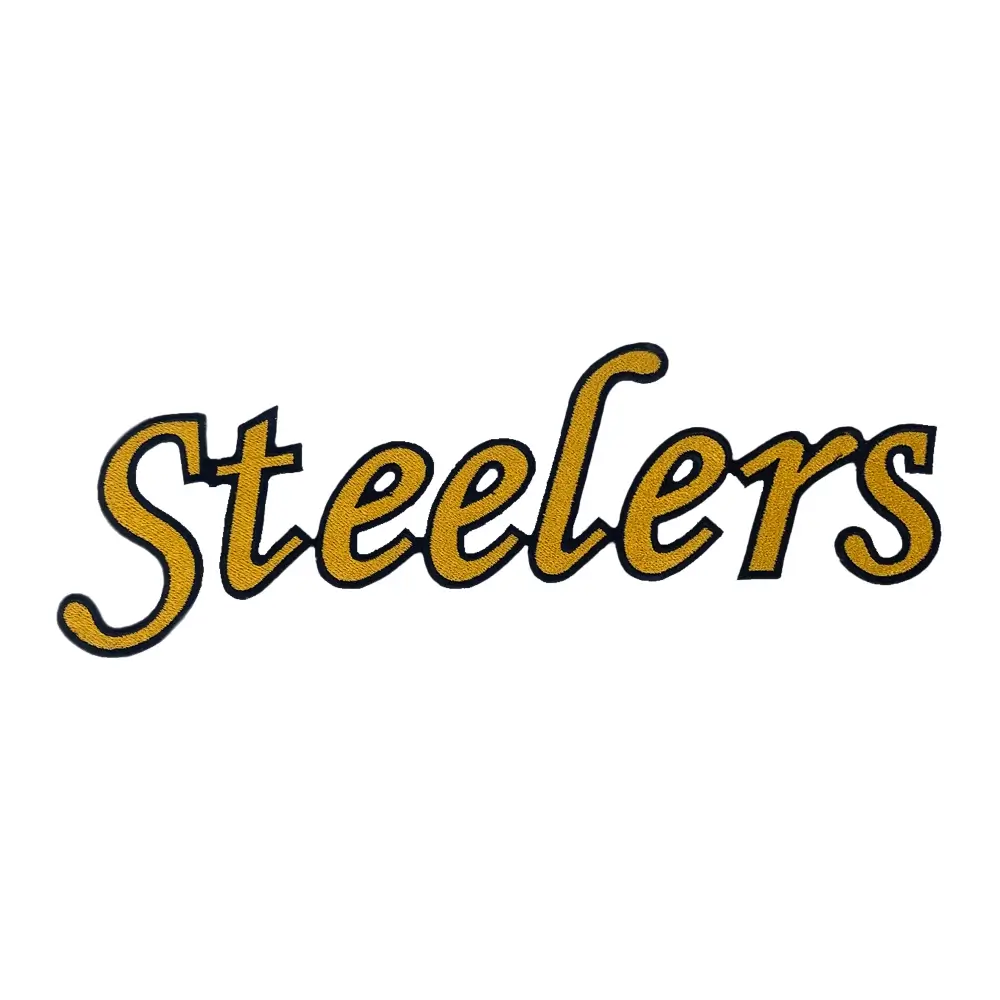 Pittsburgh Steelers Script Wordmark Logo Patch 1 Pittsburgh Steelers Script Wordmark Logo Patch