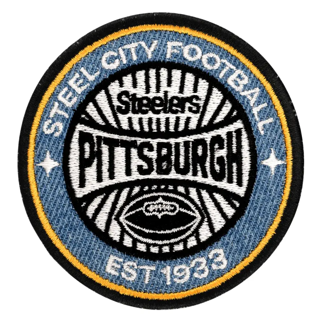 Pittsburgh Steelers Steel City Football Patch 1 Pittsburgh Steelers Steel City Football Est 1933 Patch