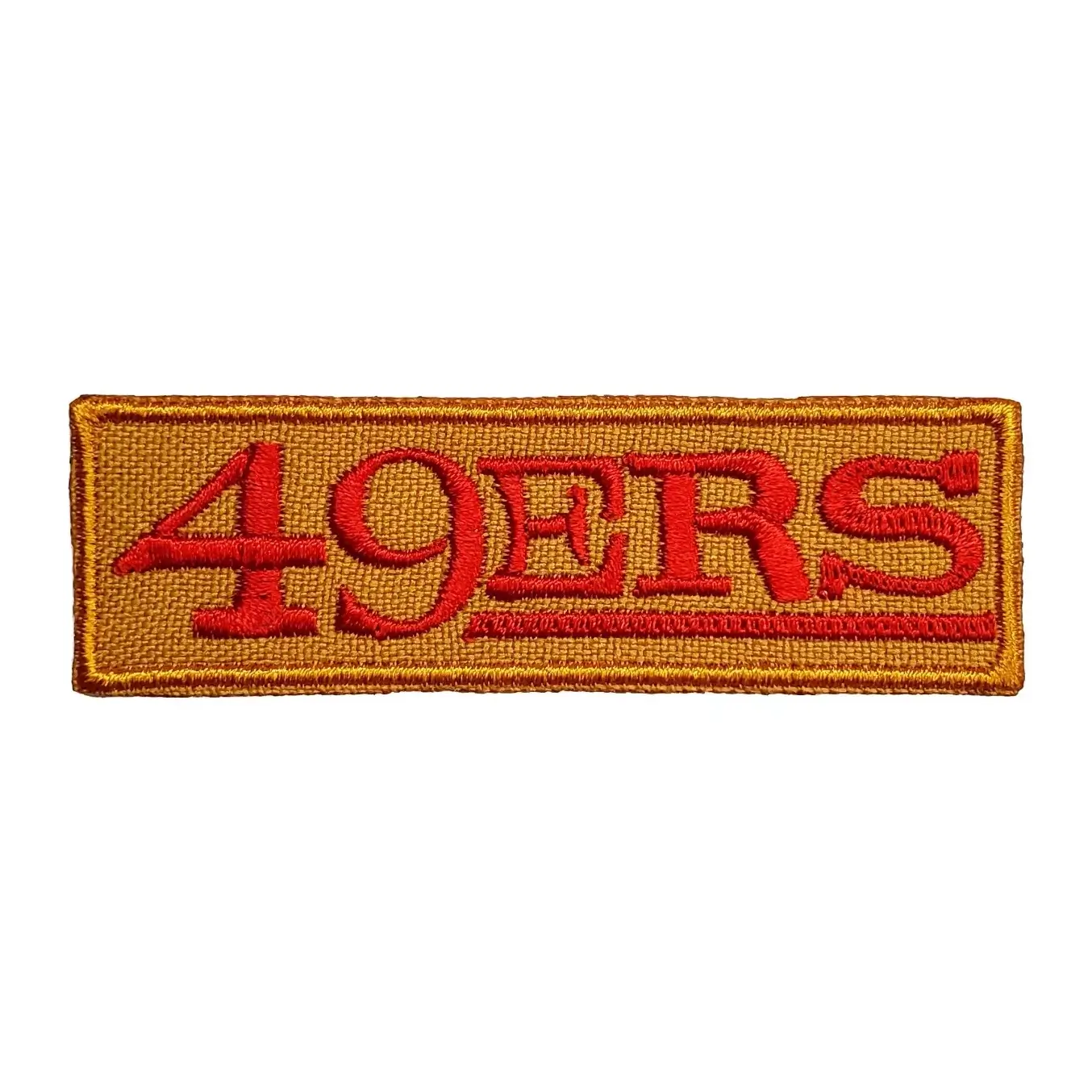 San Francisco 49ers Banner Wordmark Logo Patch 1 San Francisco 49ers Banner Logo Patch