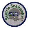 Seattle Seahawks Helmet Script Logo Patch