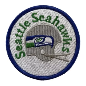 Seattle Seahawks Helmet Script Logo Patch
