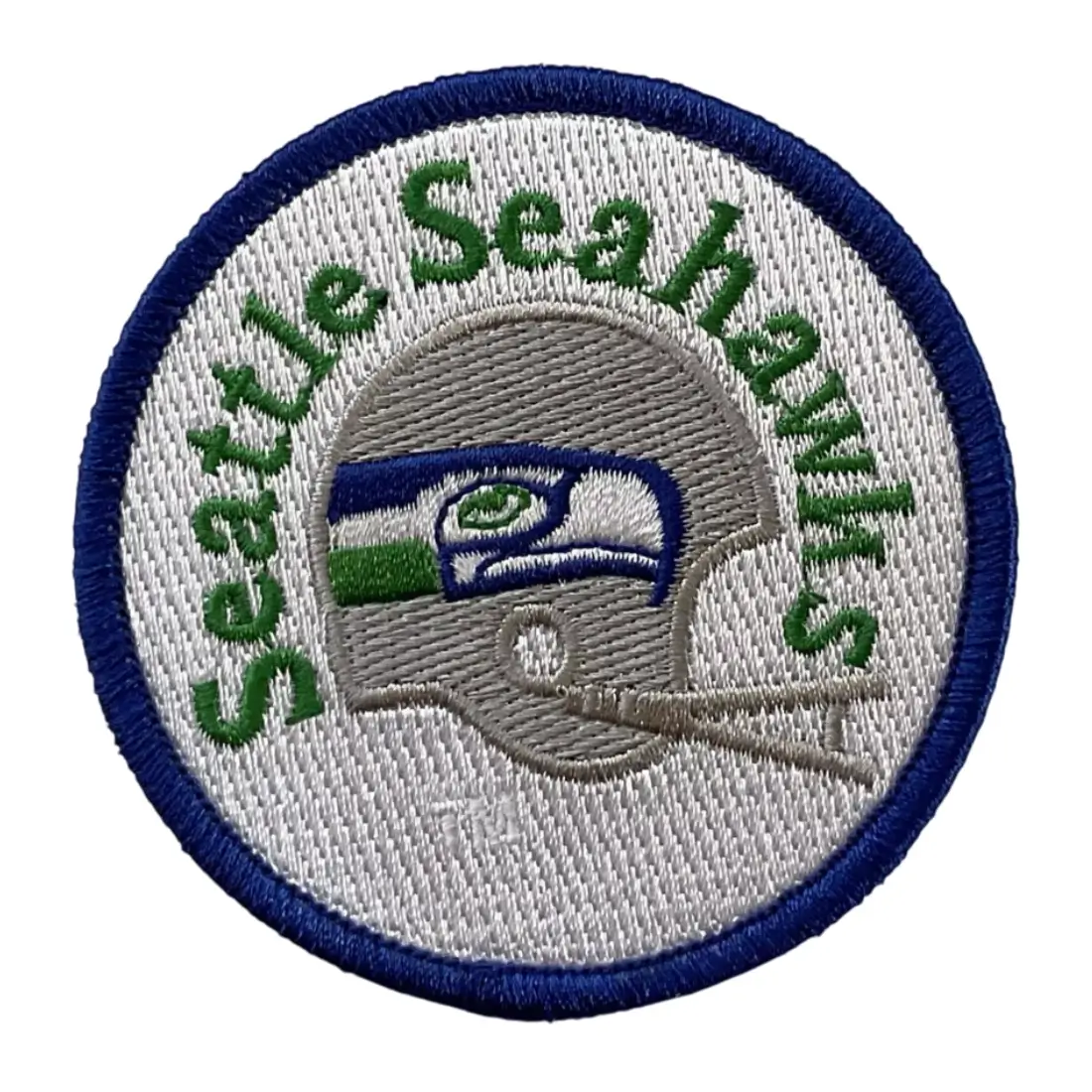 Seattle Seahawks Helmet Script Logo Patch 1 Seattle Seahawks Helmet Script Logo Patch