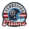 Tennessee Titans Helmet Script Logo Patch 3 Tennessee Titans Helmet Script Logo Patch