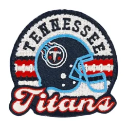 Tennessee Titans Helmet Script Logo Patch