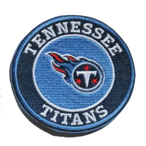 Tennessee Titans Round Team Logo Patch 1 Tennessee Titans Round Logo Patch