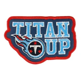 Tennessee Titans Titan Up Slogan Logo Patch